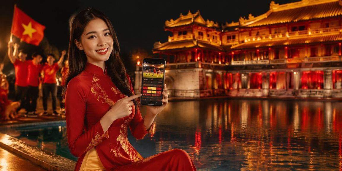 Người dùng tham gia sự kiện ứng dụng casino trong lễ hội Huế đặc sắc