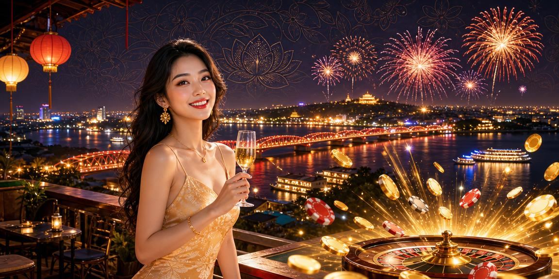Không khí chợ đêm Huế rực rỡ với slot game và giải trí đêm khuya