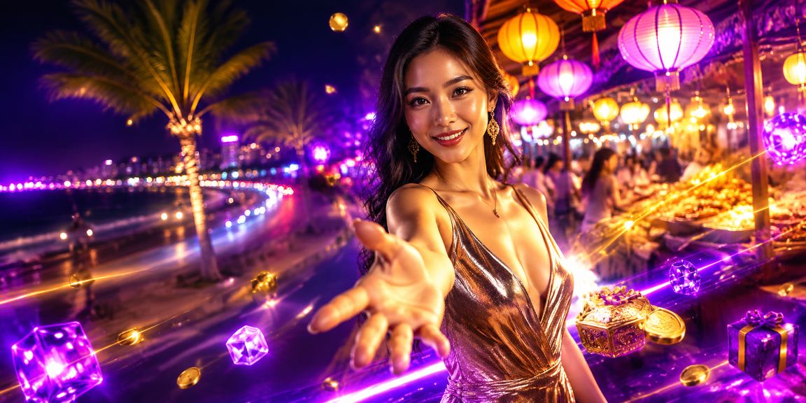 Chợ đêm Phan Thiết lung linh với không khí giải trí casino sôi động